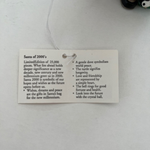 2000'S SANTA ORNAMENT MIDWEST IMPORTS - Picture 3 of 3